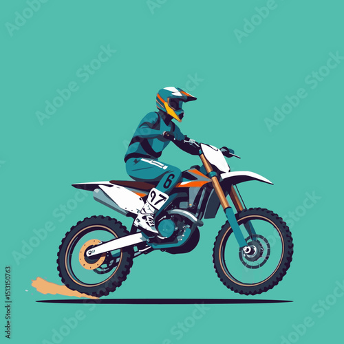 motocross vector art