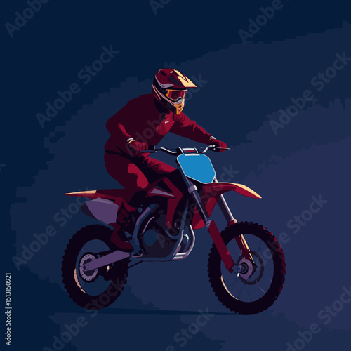 motocross vector art
