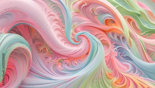 abstract colorful background with waves