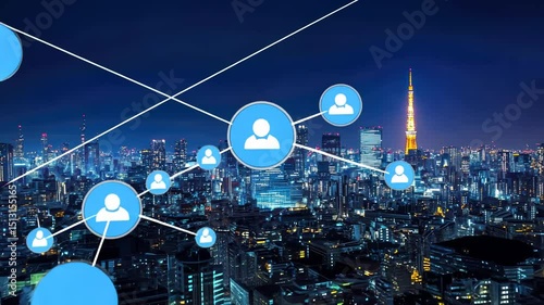 Tokyo Nightscape: A Connected Metropolis