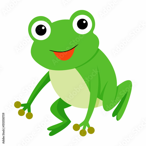 funny cartoon frog