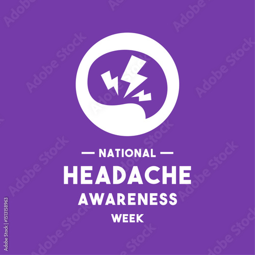 National Headache Awareness Week. June.