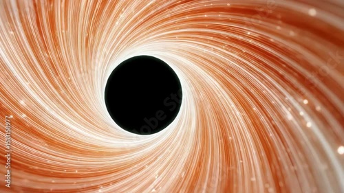 Abstract animation shows a swirling vortex with light ideal for graphic resource.