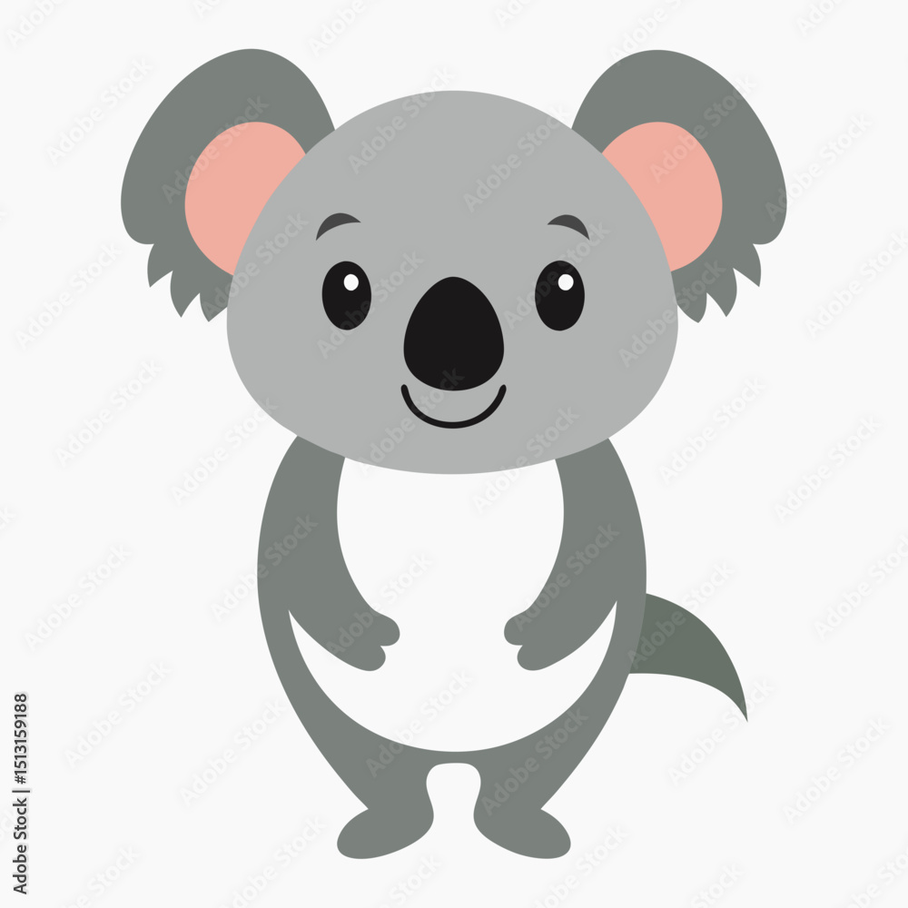 Fototapeta premium cartoon, animal, mouse, illustration, vector, baby, cute, bear, koala, art, love, funny, rat, character, toy, mammal, rodent, drawing, pet, fun, happy, teddy, isolated, smile, mice