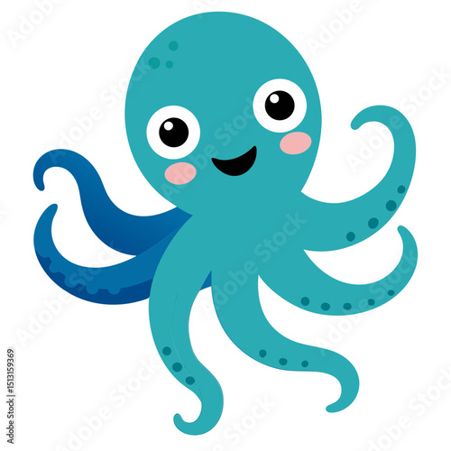 funny octopus cartoon