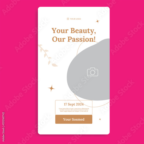 Skincare,Cosmetic, and Beauty Care Social Media Story Template