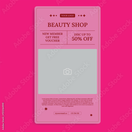 Skincare,Cosmetic, and Beauty Care Social Media Story Template