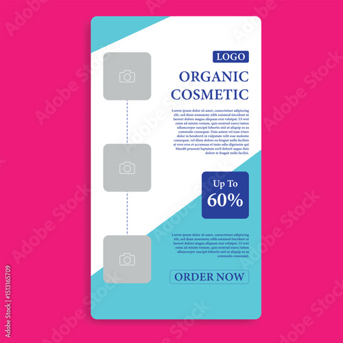 Skincare,Cosmetic, and Beauty Care Social Media Story Template