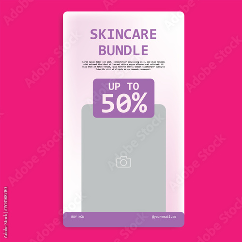 Skincare,Cosmetic, and Beauty Care Social Media Story Template