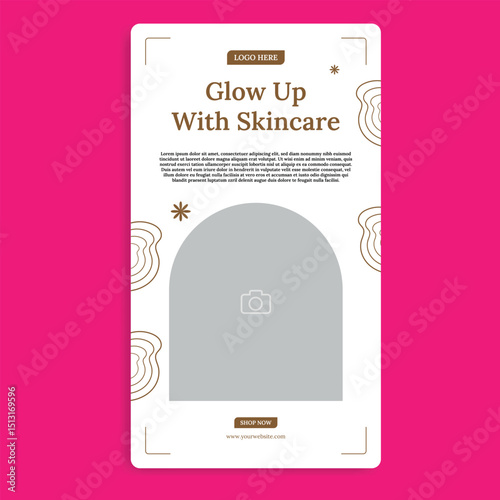 Skincare,Cosmetic, and Beauty Care Social Media Story Template