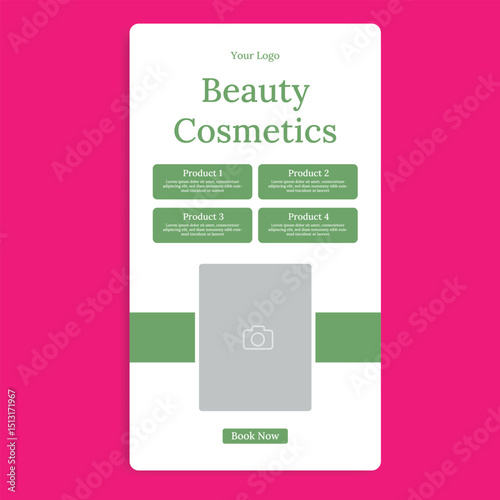 Skincare,Cosmetic, and Beauty Care Social Media Story Template