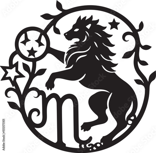 Zodiac Leo Lion Silhouette Pack