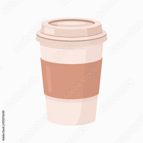 A cup with a lid and a sleeve