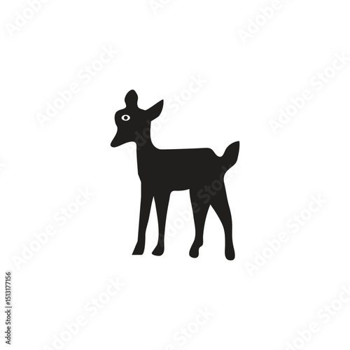 mouse deer vector illustration of a mouse deer animal that is very clever, cute and very smart