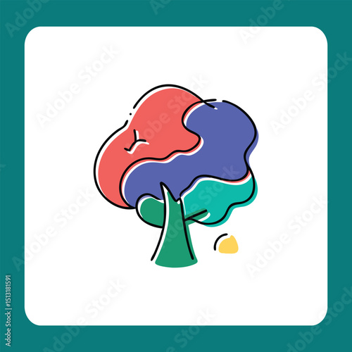 vector illustration of a mushroom