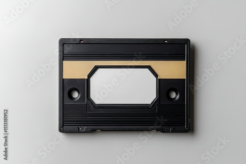 Pixel Perfect Picture of Vintage Cassette Mix Tape Top View