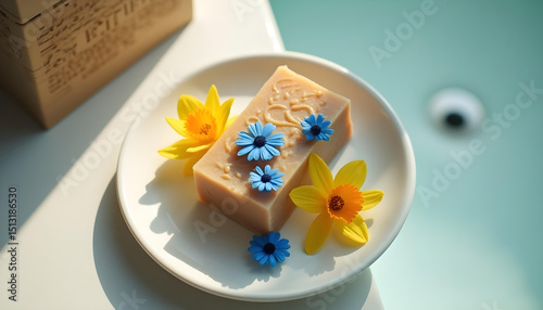 Handmade Floral Soap Bar for Natural Skincare