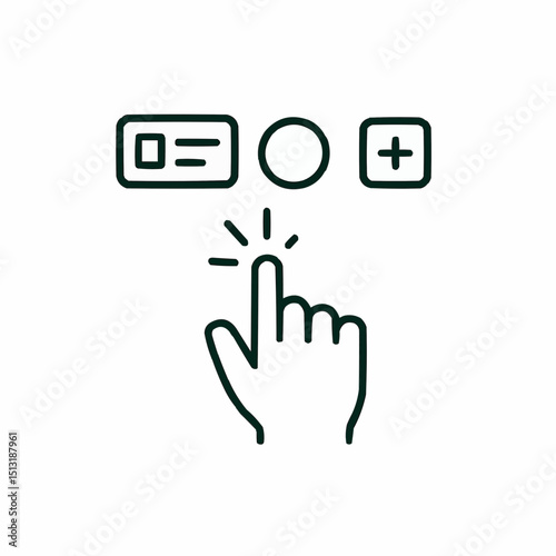 Minimal finger tapping floating tools — intuitive visual setup.