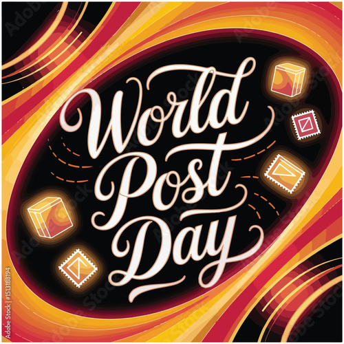 Celebrating postal services worldwide, connecting people, delivering messages, bridging global distances daily.