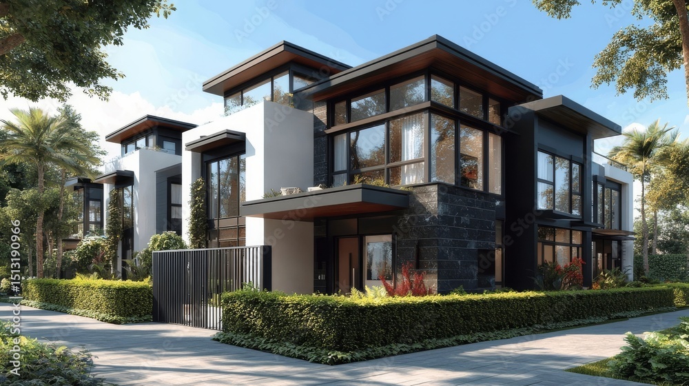 Fototapeta premium house on the hill
