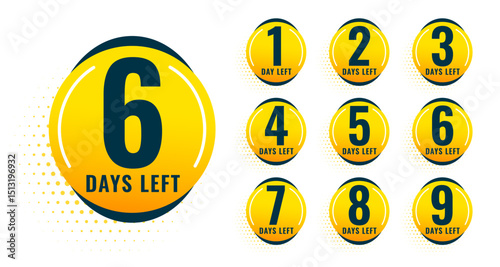 limited days left modern template last time for shopping
