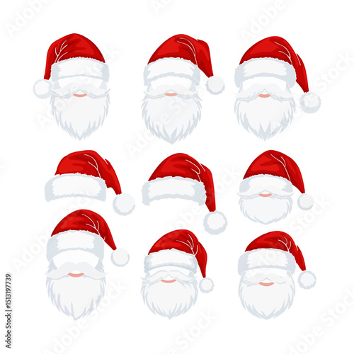 icon christmas santa claus