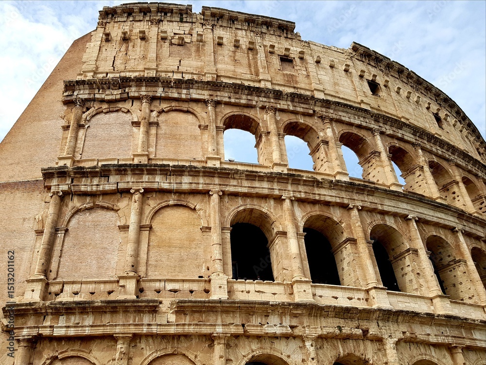 Fototapeta premium colosseum in rome, italy. ancient amphitheatre in rome