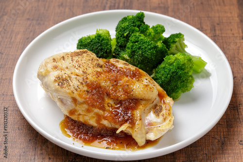 鶏胸肉のステーキ