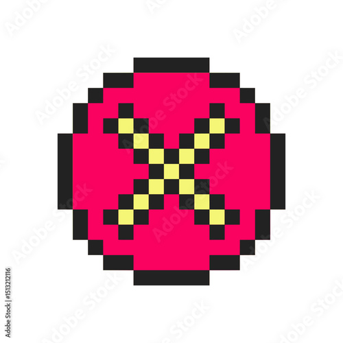 cross pixel art for your needs