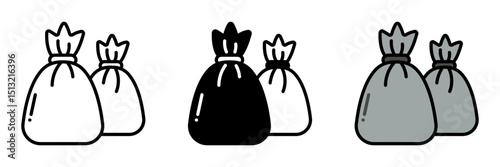 Garbage Bag is a plastic sack used to collect and contain household or commercial waste.