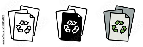 Paper Recycling is turning used paper into new products, reducing tree cutting and waste.