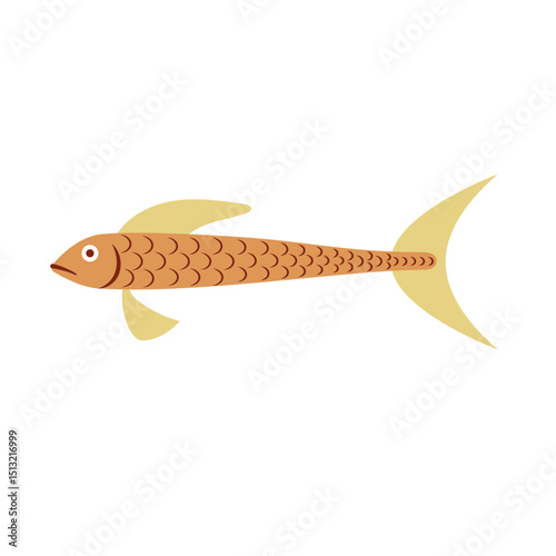 Illustration Fish Flat