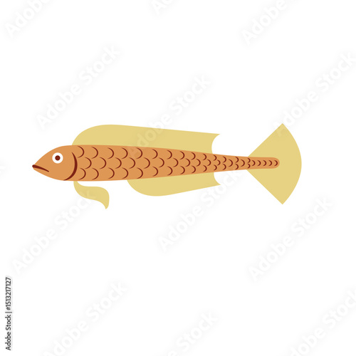 Illustration Fish Flat