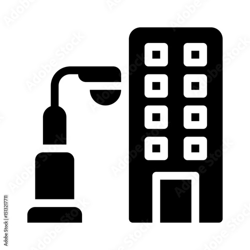urban light glyph icon