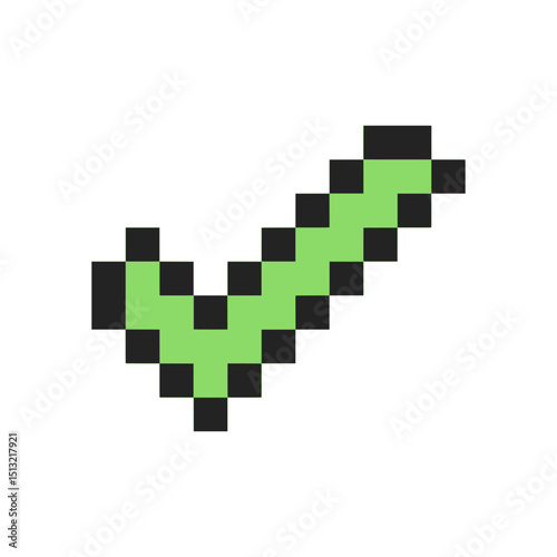 mark check sign pixel art