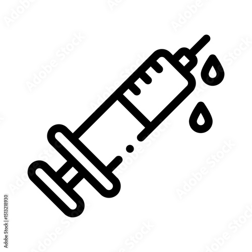 syringe line icon