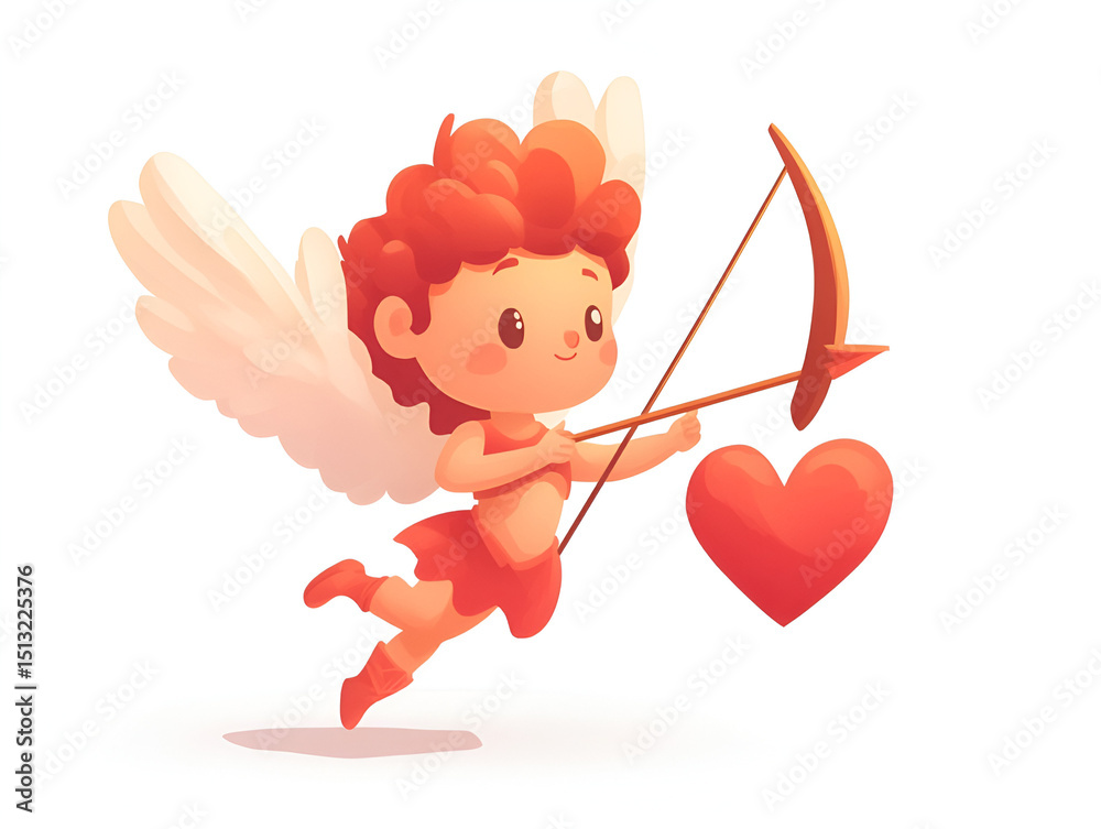 Fototapeta premium Endless Love: Repetitive Cupid Symbolism