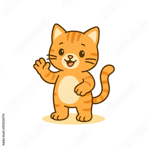 Animal jungle character mascot cartoon vector wildlife illustration for children educational book, kids story game design and clipart content for learning visual media
