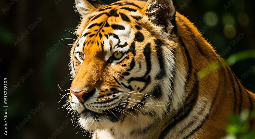 Naklejka premium Tiger Portrait in Natural Light