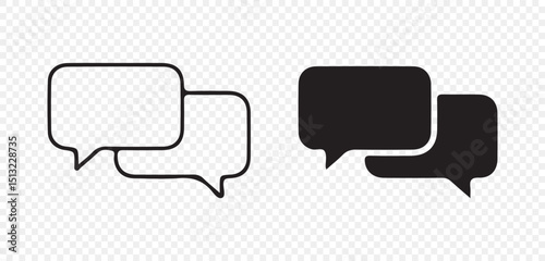ommunication Icon. Conversation, SMS, Group Chat, Notification Icon, vector illustration eps 10