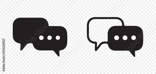 ommunication Icon. Conversation, SMS, Group Chat, Notification Icon, vector illustration eps 10