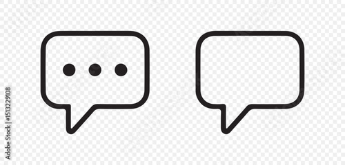 comment icon button . message talk bubble, communication, Conversation, icons. vector illustration 