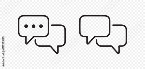 comment icon button . message talk bubble, communication, Conversation, icons. vector illustration 