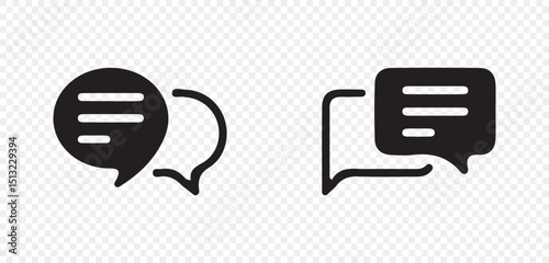 Social media message. Vector illustration isolated on white background. eps 10