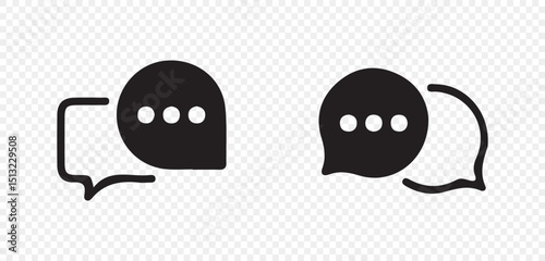 Social media message. Vector illustration isolated on white background. eps 10