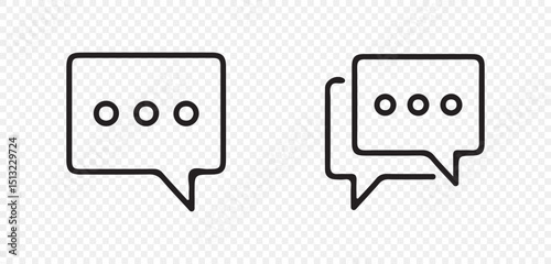 Social media message. Vector illustration isolated on white background. eps 10