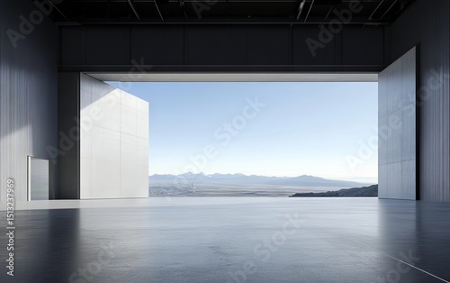 empty room with a window