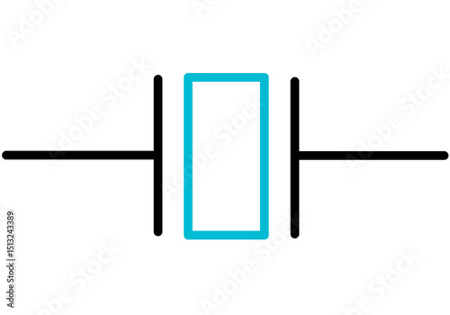 Electrical Capacitor Circuit Symbol