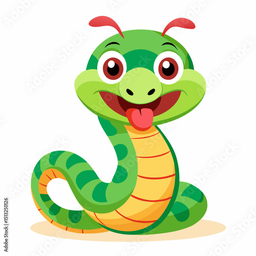 World Snake Day Vector – Reptile Art, Serpent Illustration, Wildlife Concept