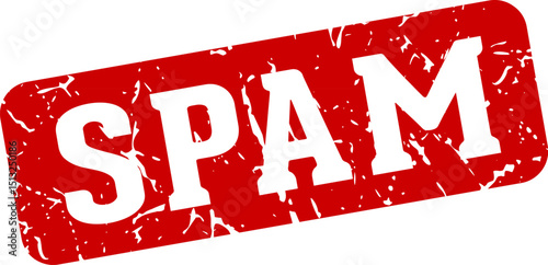 spam rectangular sign. spam stamp